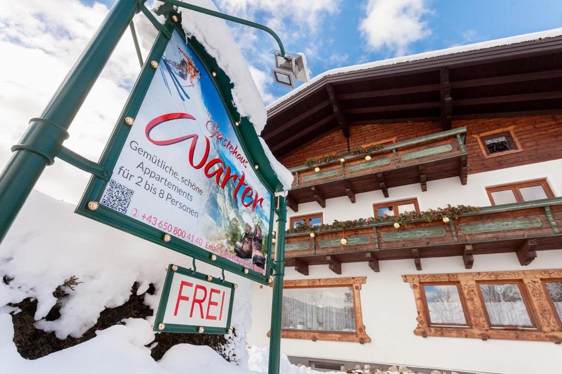אלטנמרקט אים פונגאו Holiday Im Gaestehaus Warter In Altenmarkt מראה חיצוני תמונה